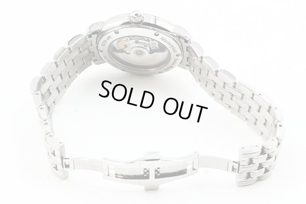 モーリス・ラクロア　ファイブハンズ　ＭＰ６３２８　黒文字盤　ブレス