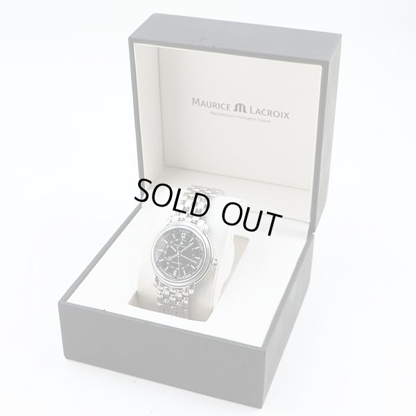 モーリス・ラクロア　ファイブハンズ　ＭＰ６３２８　黒文字盤　箱