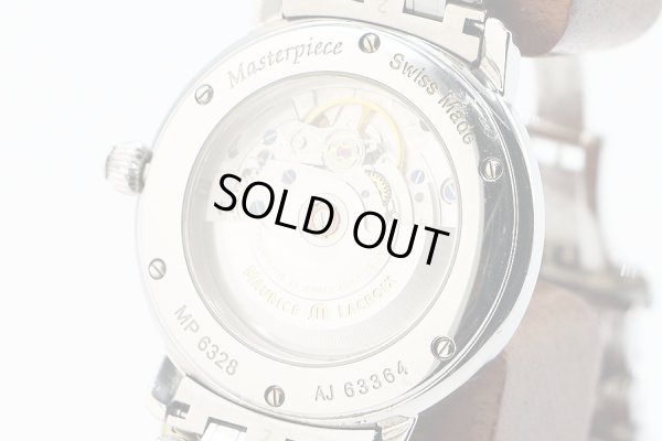 モーリス・ラクロア　ファイブハンズ　ＭＰ６３２８　黒文字盤　裏面拡大