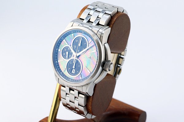 モーリス・ラクロア　ポントス　クロノグラフ　ＰＴ６１８８　黒シェル文字盤　サイド