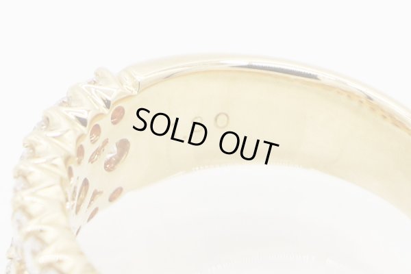 K18 ダイアイリリング 1.80ct 8.50g　刻印(2)