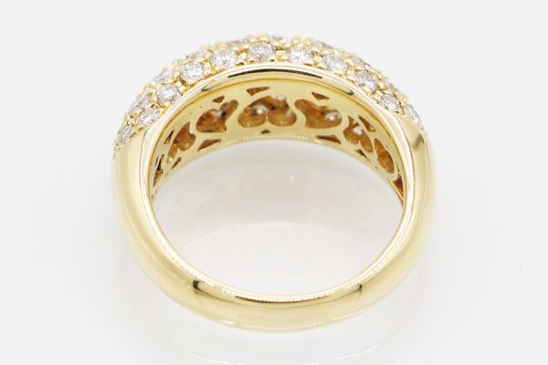 K18 ダイアイリリング 2.00ct 7.20g　内側