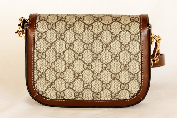 グッチ　ホースビット1955 ミニショルダーバック 658574 403075 ベージュ　裏面