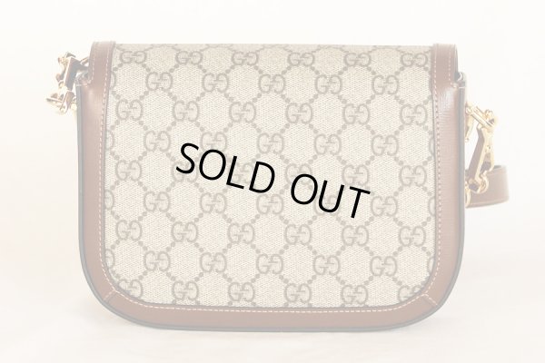 グッチ　ホースビット1955 ミニショルダーバック 658574 403075 ベージュ　裏面