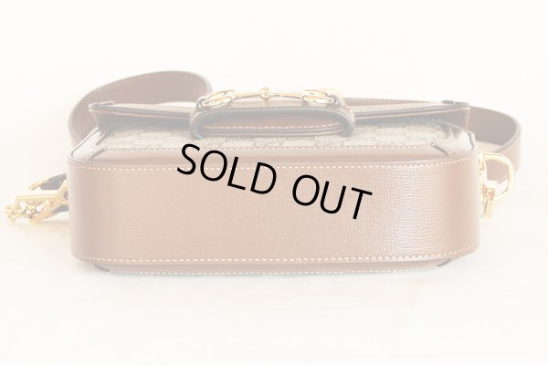 グッチ　ホースビット1955 ミニショルダーバック 658574 403075 ベージュ　底