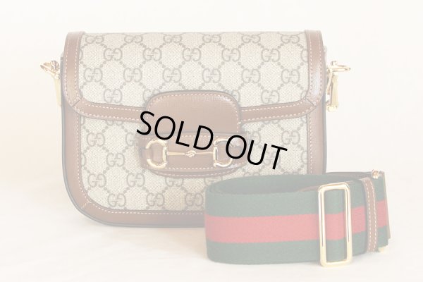 グッチ　ホースビット1955 ミニショルダーバック 658574 403075 ベージュ　ストラップ