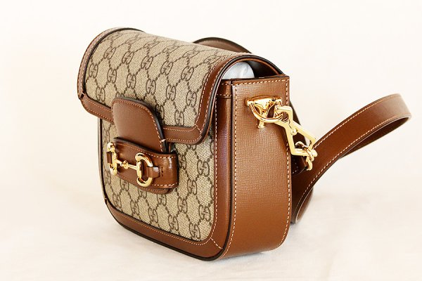 グッチ　ホースビット1955 ミニショルダーバック 658574 403075 ベージュ　サイド