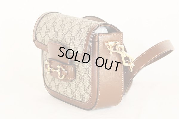 グッチ　ホースビット1955 ミニショルダーバック 658574 403075 ベージュ　サイド