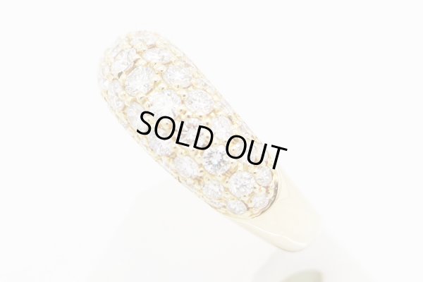 K18 ダイアイリリング 2.00ct 7.20g　サイド