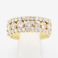 K18 ダイアイリリング 1.80ct 8.50g