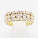 K18 ダイアイリリング 1.80ct 8.50g