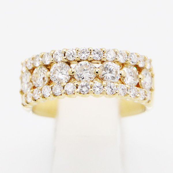 K18 ダイアイリリング 1.80ct 8.50g