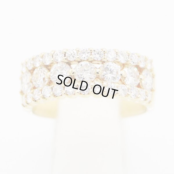 K18 ダイアイリリング 1.80ct 8.50g