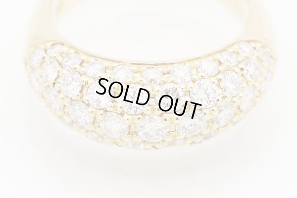 K18 ダイアイリリング 2.00ct 7.20g　拡大