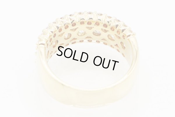 K18 ダイアイリリング 1.80ct 8.50g　内側