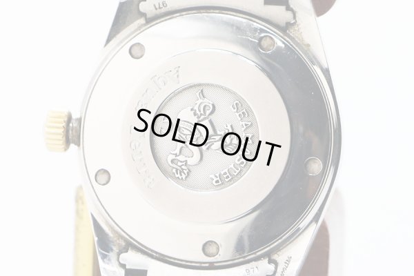 オメガ　シーマスター　アクアテラ　２３１８．３０　銀文字盤　裏面拡大