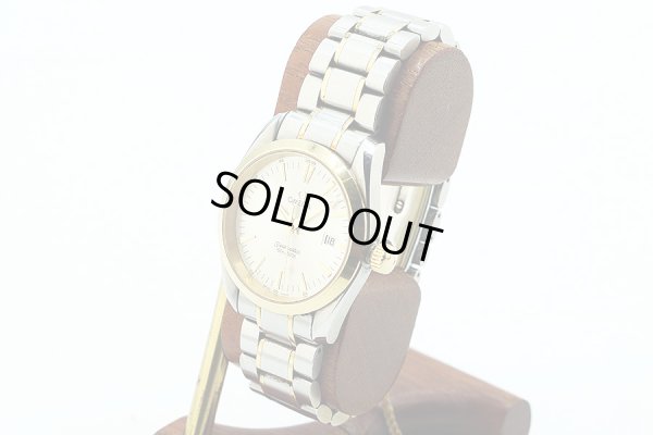 オメガ　シーマスター　アクアテラ　２３１８．３０　銀文字盤　サイド