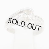 PT900 ダイアイリリング 0.88ct 0.54ct 8.20g