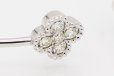 K18WG ダイアイリバングル 0.50ct 4.80g　拡大