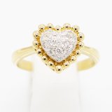 K18 ダイアイリリング 0.20ct 4.10g