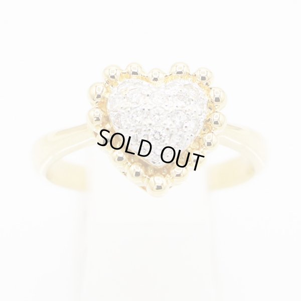 K18 ダイアイリリング 0.20ct 4.10g