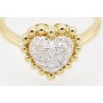 K18 ダイアイリリング 0.20ct 4.10g　拡大