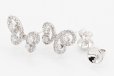 750WG ダイアイリピアス 1.26ct 5.30g　留め具外したイメージ