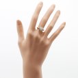 K18 ダイアイリリング 0.20ct 4.10g　装着イメージ