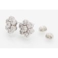 K18WG ダイアイリピアス 0.50ct*2 3.40g　留め具外したイメージ