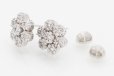 K18WG ダイアイリピアス 0.50ct*2 3.40g　留め具外したイメージ