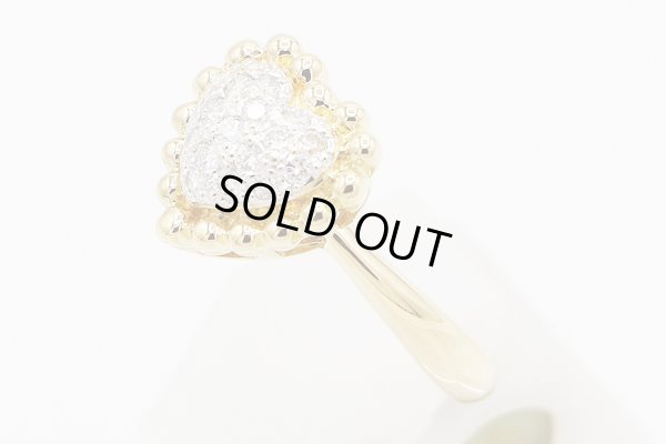 K18 ダイアイリリング 0.20ct 4.10g　サイド