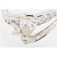 PT900 ダイアイリリング 0.88ct 0.54ct 8.20g　拡大