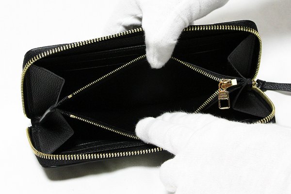 ルイ・ヴィトン　ポルトフォイユ・クレマンス M60171 ノワール　中身