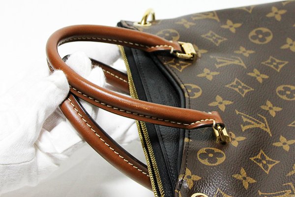 ルイ・ヴィトン　パラスBB M42960 ノワール　持ち手に汚れ