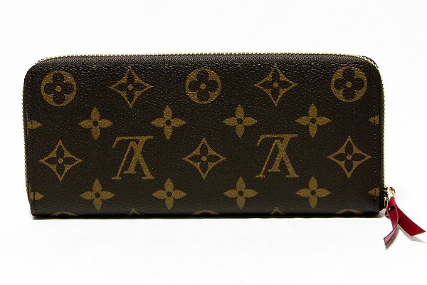 ルイ・ヴィトン　ポルトフォイユ・クレマンス M60742 フューシャ　裏面