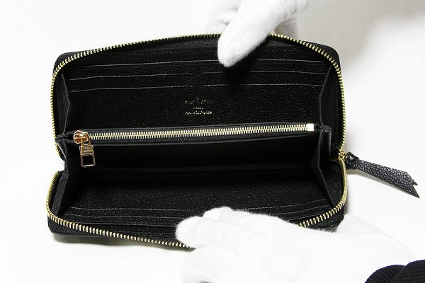 ルイ・ヴィトン　ポルトフォイユ・クレマンス M60171 ノワール　中身