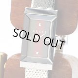 グッチ　Ｇフレーム　レクタンギュラー　ＹＡ１４７．５　トリコロール文字盤