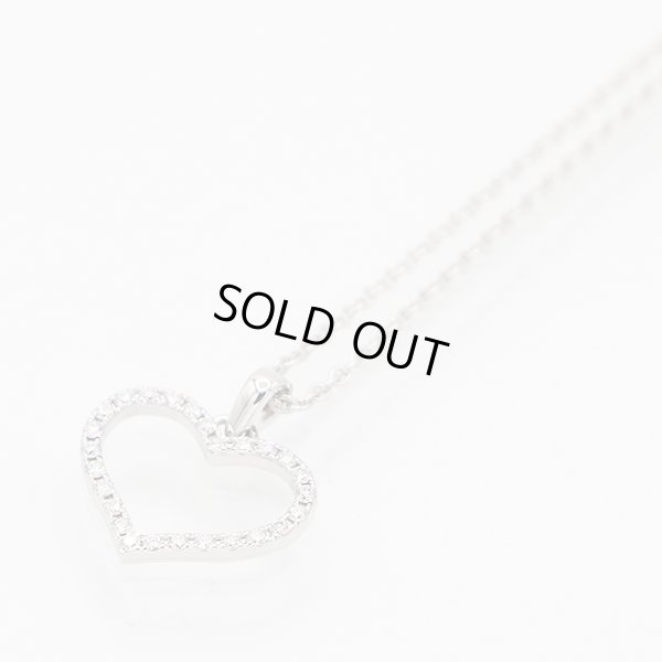 750WG ダイアイリペンダントネックレス 2.90g