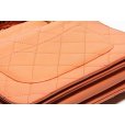 シャネル マトラッセ トップハンドル2WAYショルダーバック コーラルオレンジ　くすみ