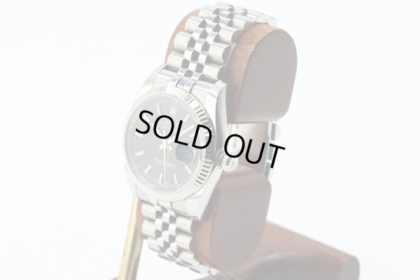 ロレックス　デイトジャスト　１１６２３４　黒文字盤　ランダムシリアル　サイド