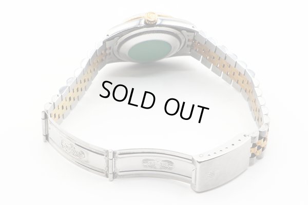 ロレックス　デイトジャスト　１６２３３　金ローマン白文字盤　Ｓ盤（９３年）　ブレス