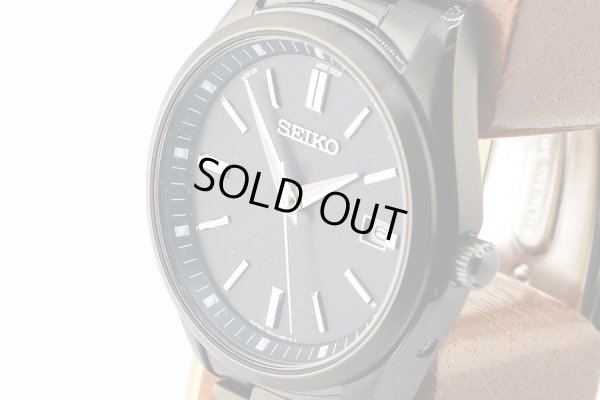 セイコー　セレクション 電波ソーラー ＳＢＴＭ３２５ 黒文字盤　サイド拡大