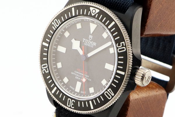 チューダー　ペラゴスＦＸＤ　２５７０７ＫＮ　紺文字盤　レッドブルレーシング限定　サイド拡大