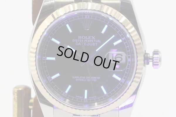 ロレックス　デイトジャスト　１１６２３４　黒文字盤　ランダムシリアル　ライト