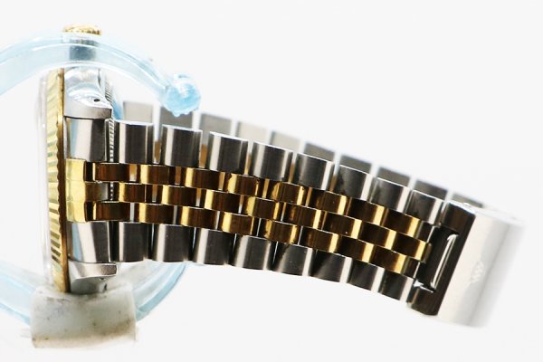 ロレックス　デイトジャスト　１６２３３　金ローマン白文字盤　Ｓ盤（９３年）　ブレス状態