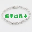 画像1: LINE　K18WG ダイアイリブレスレット 1.50ct 8.00g (1)