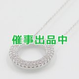 ティファニー　750WG メトロ3ロウ ダイアイリネックレス 4.10g