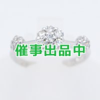 ポンテヴェキオ　K18WG ダイアイリリング 0.44ct 3.40g