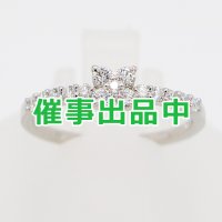 ヴァンドーム　PT950 ダイアイリリング 0.37ct 3.10g