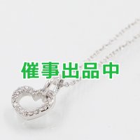 ポンテヴェキオ　K18WG ダイアイリペンダントネックレス 0.10ct 4.00g